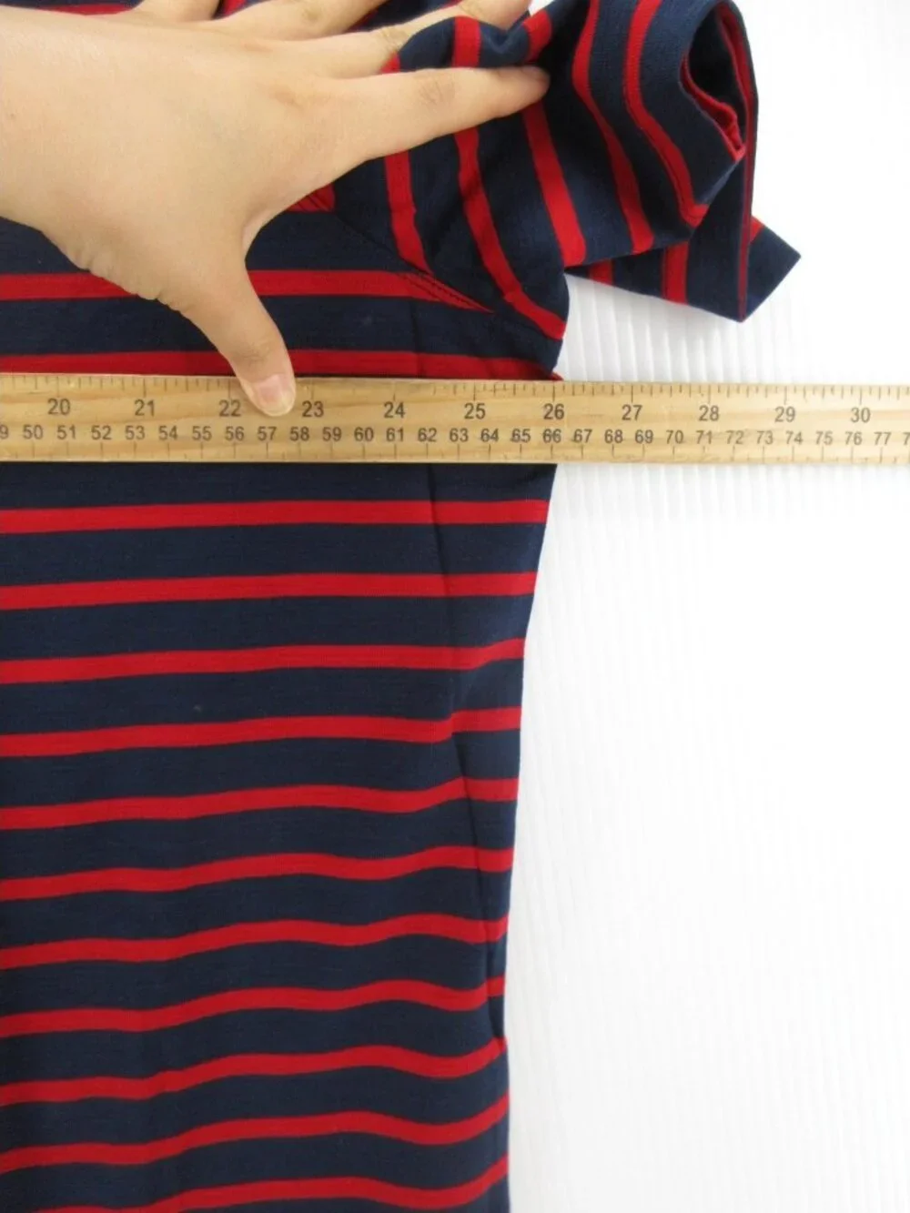 Banana Republic Polo Shirt XXL Tall Red Pullover Striped Preppy NEW